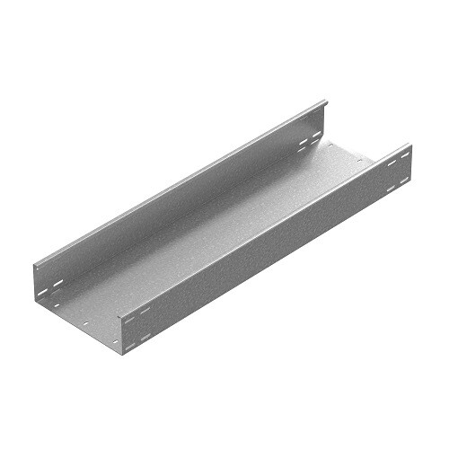 Лоток неперфорированный промышленный 300х110х3000 (2,0 мм) | ПЛК(Н)-300х110 (2 мм) | Ostec