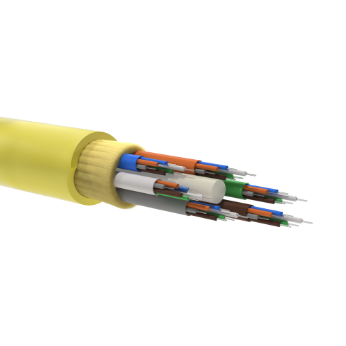 Кабель волоконно-оптический MB OS2,9/125 мкм,12 волокон в буферном покрытии, безгелевые микротрубки | RNMBIN9S12LSYL | DKC