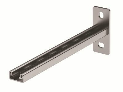 Консоль одиночная, 41х21 мм, осн.600, INOX 304 | IBBP2160C | DKC