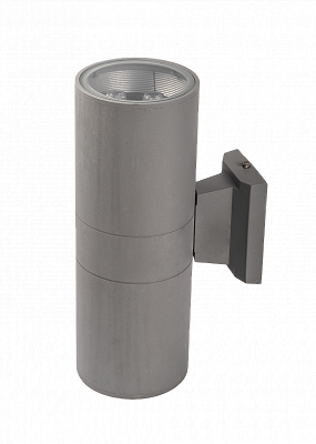 Светильник светодиодный архитектурный ДБУ PWL-245110/24D 2x9w 3000K GR 230V/50Hz фасадный | .5033146 | JAZZWAY