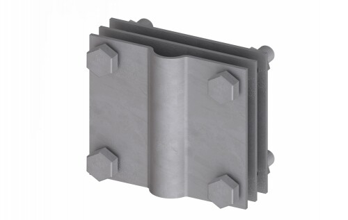 Соединитель стержень/полоса, 80х70 мм, INOX | NG3116INOX | DKC