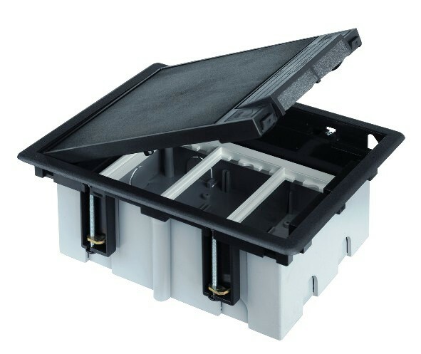 Simon Connect Монтажная коробка на 3 S-модуля Сима Классик, скрытый монтаж глубина 33мм | SM350 | Simon