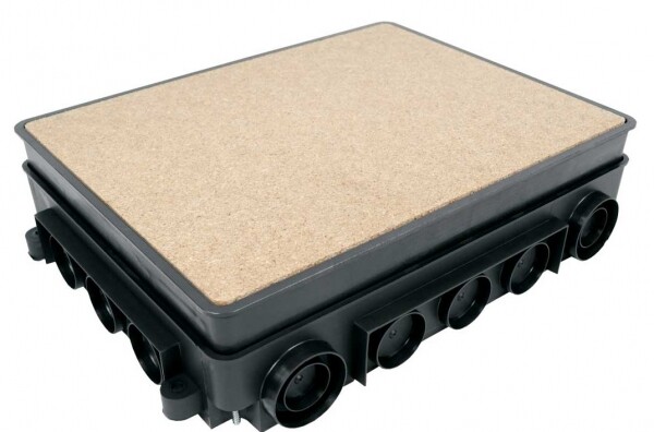 Коробка напольная под лючок C-Line 24 | cl-knl-24 | EKF