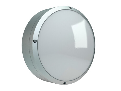 Светильник уличный настенный ЛБУ GRANDA NBT 18 F123 silver 23Вт КЛЛ Е27 ЭмПРА IP65 | 1430000120 | Световые Технологии