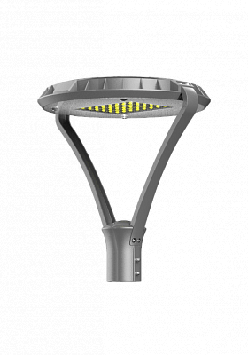 Светильник светодиодный садово-парковый венчающий PGL 03 60w 3000K GR IP65 | .5032170 | JAZZWAY