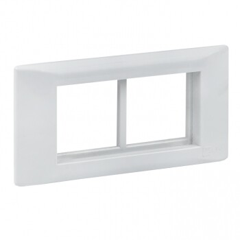 Рамка+суппорт на 4 модуля (2 поста) для парапетного кабельного канала C-Line | sup-4-105-50 | EKF