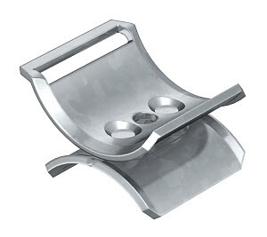 Пластина для U-образной скобы 22-28mm (2058 M2 28 FT) | 1199730 | OBO Bettermann