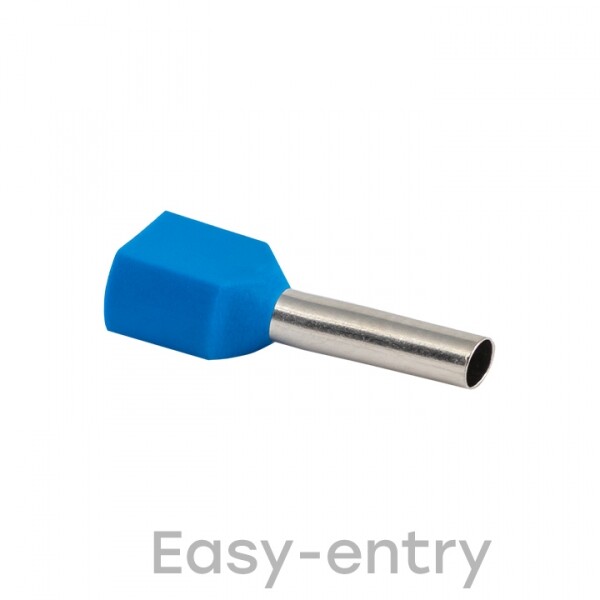 Наконечник штыревой втулочный НШвИ(2) 2,5-13 (50шт.) EKF | nhvi2-2.5-13 | EKF