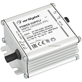 Блок питания ARPV-LG24040-PFC (24V, 1.67A, 40W) |029695| Arlight