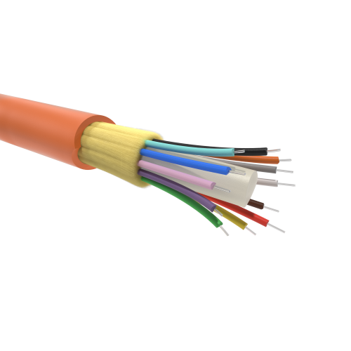 Кабель волоконно-оптический DT ОМ2,50/125 мкм,12 волокон в плотном буферном покрытии | RNDTIN5012LSOR | DKC