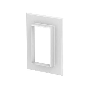 Настенная стыковая рамка кабельного канала Rapid 80 70x130 мм (алюминий,белый) (G-AWAG70130RW) | 6278850 | OBO Bettermann