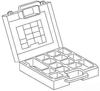 ЧЕМОДАН ДЛЯ ХРАНЕНИЯ:13 ОТДЕЛЕНИЙ ДЛЯ НАКОНЕЧНИКОВ,1 ОТДЕЛЕНИЕ ДЛЯ ЩИПЦОВ AT1PA7 | AT1HB2 | Schneider Electric