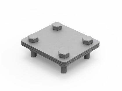 Соединитель полоса - полоса 80х70 мм | NG3105 | DKC