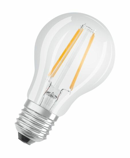 Лампа светодиодная LED BASE CLASSIC A 60 CL 7 W/2700K E27 | 4058075090569 | OSRAM