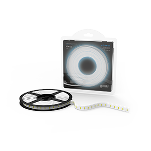 Лента светодиодная 2835/60-SMD 4.8W 12V DC холодный белый (блистер 5м) | 312000305 | Gauss