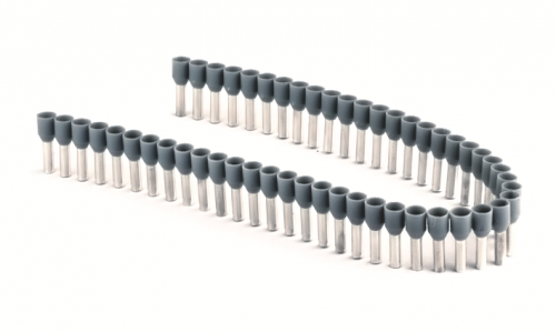 Наконечник-гильза 8мм с изолир.фланцем 1,50мм.кв. черный (лента) | 2ART704 | DKC