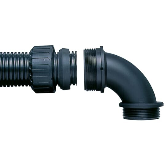 Фитинг ASC21/M20/C90/BL, 90°, полиамид 66, черный, резьба M20, d21, 10 шт. в пачке | 7TCA296000R1486 | ABB