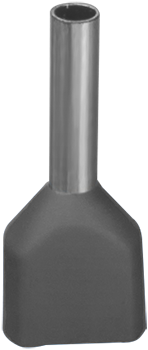 Наконечник 61 038 NET-E2-0.75-8-B50 НШВИ2, сер.2 провода (50шт/упак) |61038 |Navigator