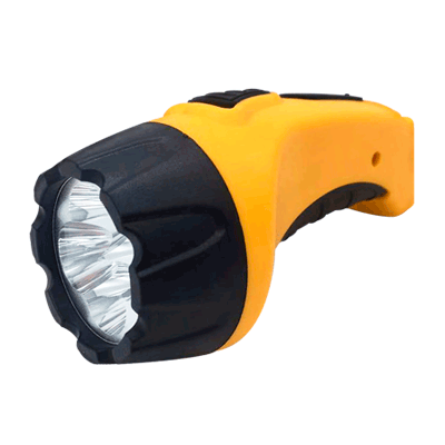 Фонарь прожекторный аккумуляторный MLA 02 4LED 120Lm 8ч 2 режима, з/у 230В ЧЕРНО-ЖЁЛТЫЙ | 4690612031767 | IN HOME