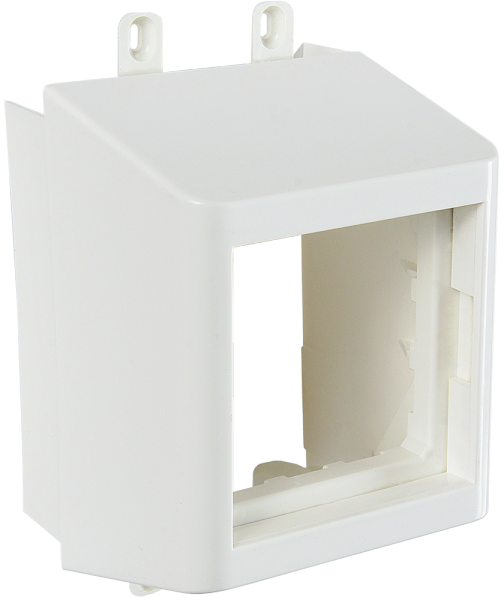 Суппорт с рамкой 1 пост (45х45) на профиль для кабель-канала 60х16 | 060007S | SPL