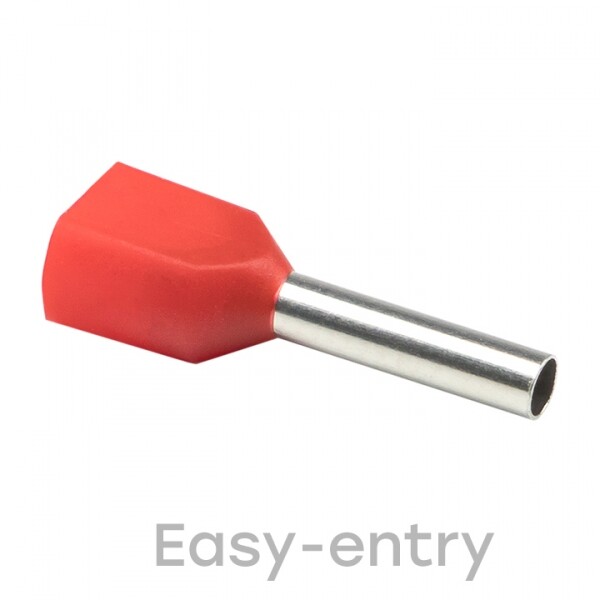 Наконечник штыревой втулочный НШвИ(2) 1,0-10 (50шт.) EKF | nhvi2-1.0-10 | EKF