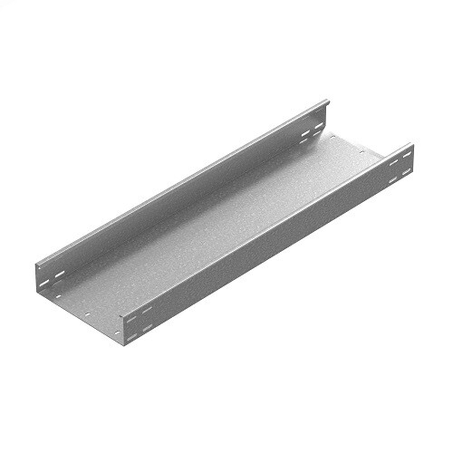 Лоток неперфорированный промышленный 200х85х3000 (2,0 мм) | ПЛК(Н)-200х85 (2 мм) | Ostec