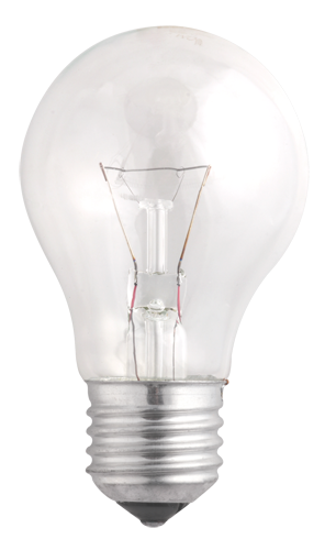 Лампа накаливания ЛОН 60Вт Е27 240В A55 clear (Б 230-60-5) | 3320461 | Jazzway