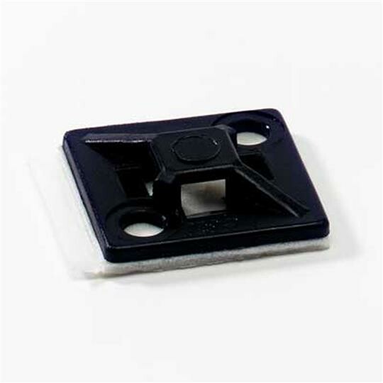 Монтажное основание, самоклеящ./винт; черный УФ, полиамид 6.6; 28,6 х 28,6 ; 5,2; 100 шт. | 7TAG009800R0005 | ABB