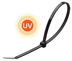 Стяжки нейлоновые КСС 5*450 (ч) (100шт.) | 49791 | Fortisflex