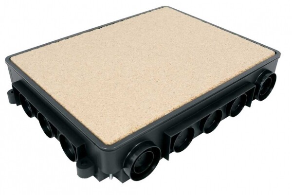 Коробка напольная под лючок C-Line 12 | cl-knl-12 | EKF