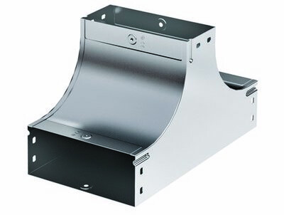 Т-Ответвитель вверх TS 100/80 в комплекте с крепежными элементами и соединительными пластинами, необходимыми для монтажа | 37202KHDZ | DKC