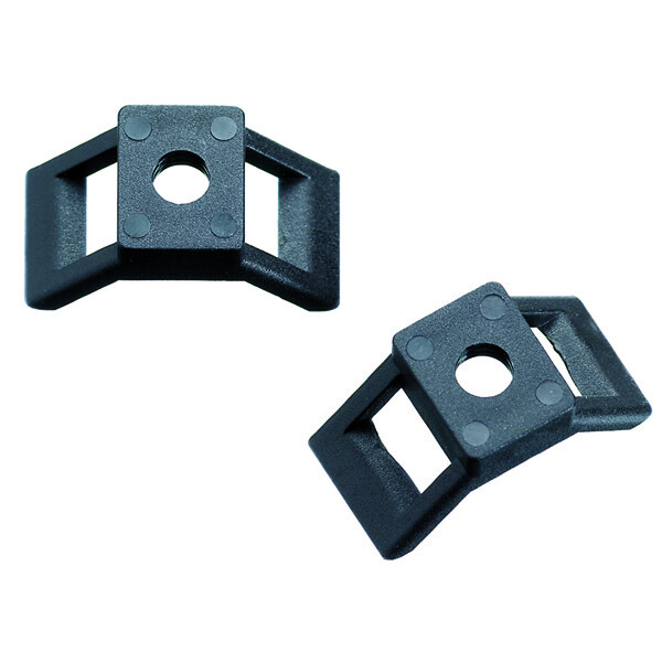 Площадка винтовая черного цвета до 7,8 мм (упак.100шт) | 262165 | Haupa