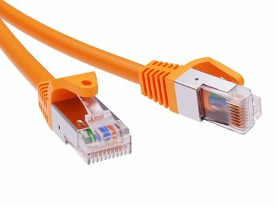 Патч-корд экранированный CAT6A F/UTP 4х2, LSZH, оранжевый, 7.0м | RN6AFU4570OR | DKC