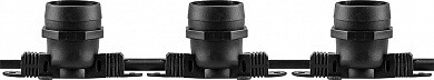 Гирлянда CL25-25 Белт-лайт 230V черный IP65 25м | 29880 | Feron