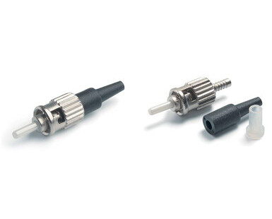 Коннектор клеевой FK-STD-ST/SA-SM-UPC-SL-S9-BK ST/UPC, SM (для одномодового кабеля), simplex, 0.9мм, черный | 248485 | Hyperline