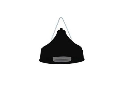 Арматура для светпильника НСП 03-60 пластик черный без стекла подвес | 1005550237 | Элетех