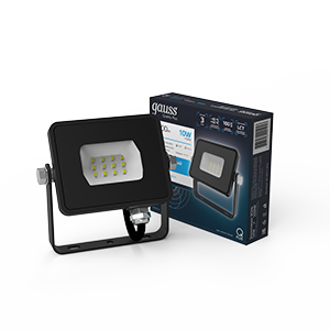 Прожектор светодиодный LED Qplus 10W IP65 6500K | 613511310 | Gauss