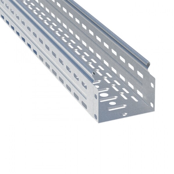 Лоток перфорированный металлический 100х200х3000-0,8мм (12 м) | L10020001 | EKF