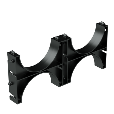 Держатель расстояния (кластер) для двустен. труб д.160 (двойной) | 025162 | DKC