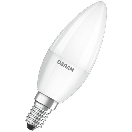 Лампа светодиодная LEDPCLB40D 5W/827 230VFR E14 10X1 | 4058075462533 | OSRAM
