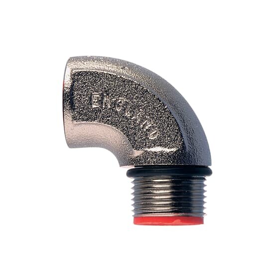 Фитинг B/M25/90, 90°, никелированная латунь, резьба M25, 10 шт. в пачке | 7TCA296030R0014 | ABB