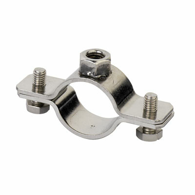 Хомут для тяжелых нагрузок 20-24 (1/2") мм, M8, нержавеющая сталь AISI 316L | 6040-012X | DKC