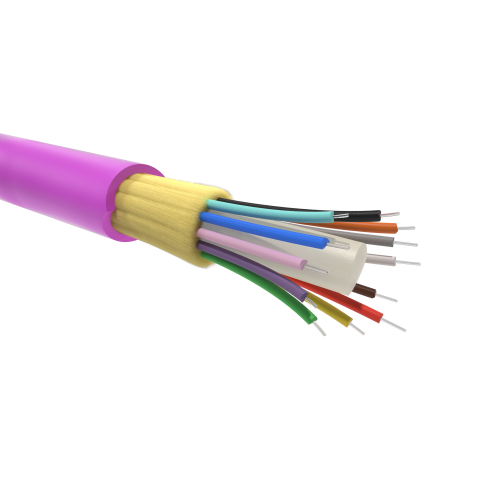 Кабель волоконно-оптический DT ОМ4,50/125 мкм,8 волокон в плотном буферном покрытии | RNDTIN5048LSMG | DKC
