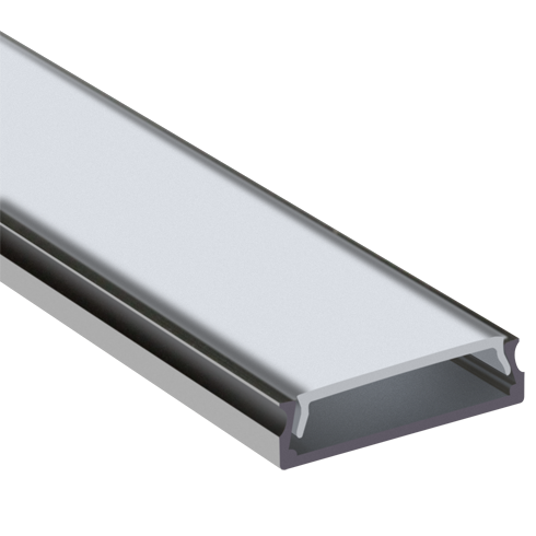 Рассеиватель защелкивающийся МАТОВЫЙ для профиля PAL 2406 | 1037787 | Jazzway