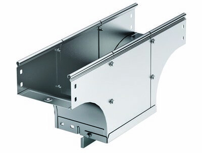 Ответвитель TDS T-образный вертик.ун.осн.150 H50 в компл.скрепежн.элемент и соединит.пластинами,необходим. для монтажа,нержавеющ | 37583KINOX | DKC