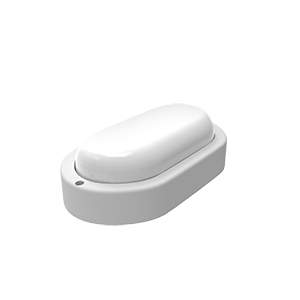 Светильник светодиодный пылевлагозащищенный для ЖКХ Elementary овал 8W 700lm 6500K 160-260V IP65 160*90*46мм белый LED 1/40 | 161411308 | Gauss