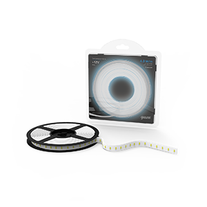 Лента светодиодная 2835/60-SMD 4.8W 12V DC холодный белый IP66 (блистер 5м) | 311000305 | Gauss