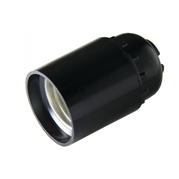 Патрон подвесной карболитовый Е27 черный без наклейки PROxima | LHC-E27-s | EKF