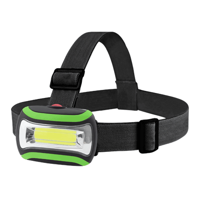 Фонарь налобный HL 07G LED 3ААА 3 режима ЗЕЛЁНЫЙ | 4690612031842 | IN HOME