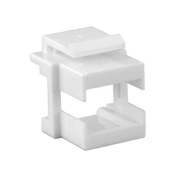 KJ1-SC/DLC-WH Вставка формата Keystone Jack, для проходного адаптера SC или dLC | 32485 | Hyperline